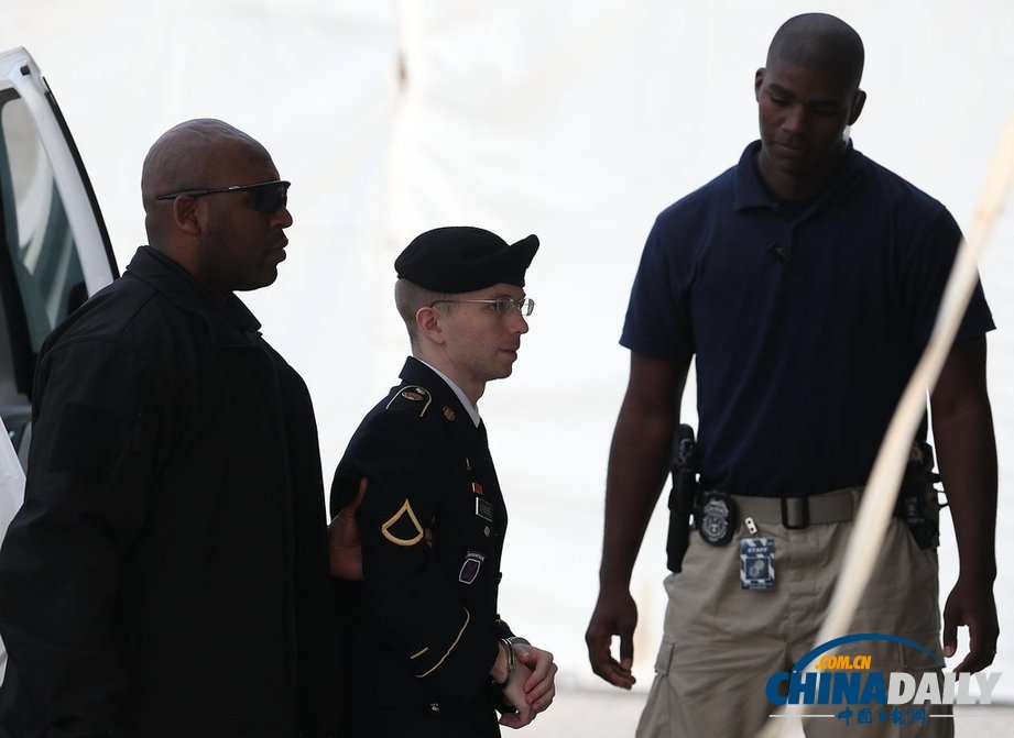 美國泄密士兵曼寧被判處35年監(jiān)禁 遭服役部隊除名（高清組圖）