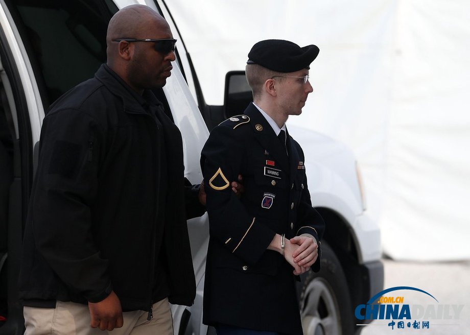 美國泄密士兵曼寧被判處35年監禁 遭服役部隊除名（高清組圖）