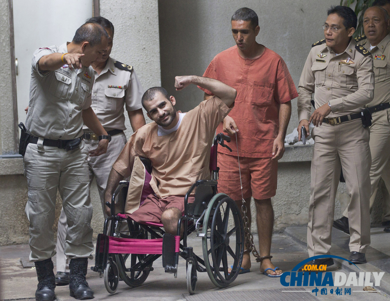 曼谷爆炸案伊朗籍嫌犯被判刑 揮拳頭敬軍禮態度囂張（組圖）