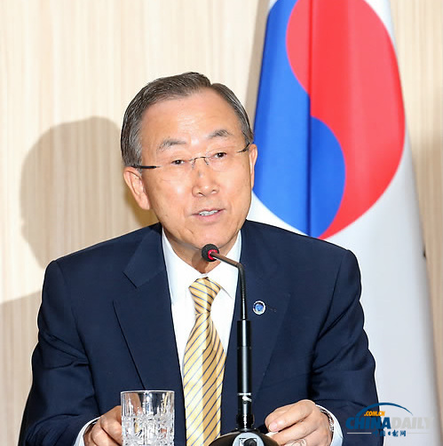 潘基文：將在適當的時機考慮訪朝問題