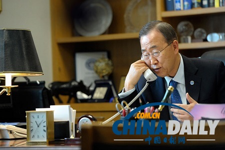 潘基文:敘利亞化武調查小組遇襲后已恢復工作