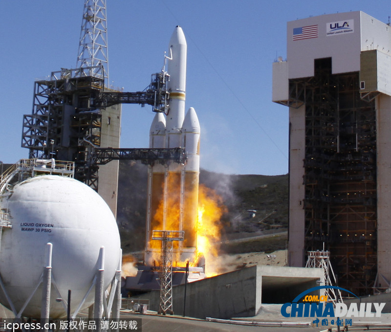 美將神秘衛星送入太空 發射7分鐘后封鎖消息（圖）