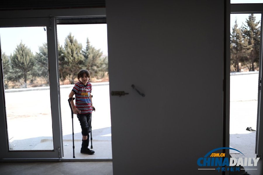 敘利亞內戰致殘人員在土耳其醫院接受康復治療（圖）