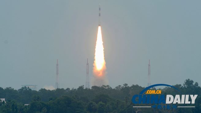 印度發射首顆國產國防衛星 主要服務印度海軍（圖）