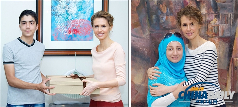 敘第一夫人在社交網(wǎng)站發(fā)布最新照片 與大學(xué)生暢談