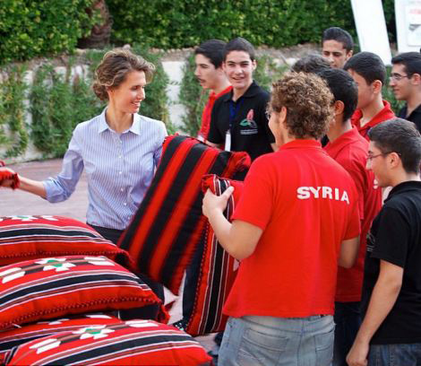 敘利亞第一夫人網(wǎng)上秀親民