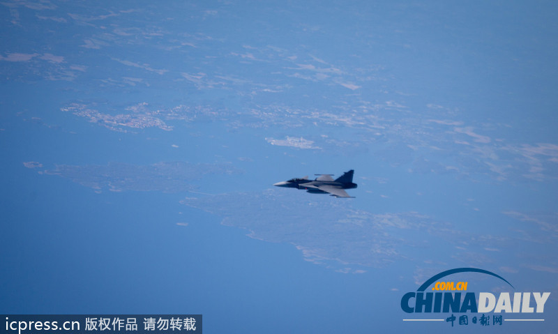 G20峰會結束 瑞典戰機靠近默克爾專機（圖）