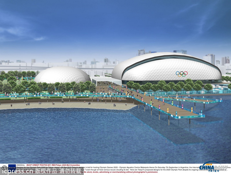 日本為東京申請(qǐng)2020奧運(yùn)會(huì)場(chǎng)館設(shè)計(jì)圖曝光