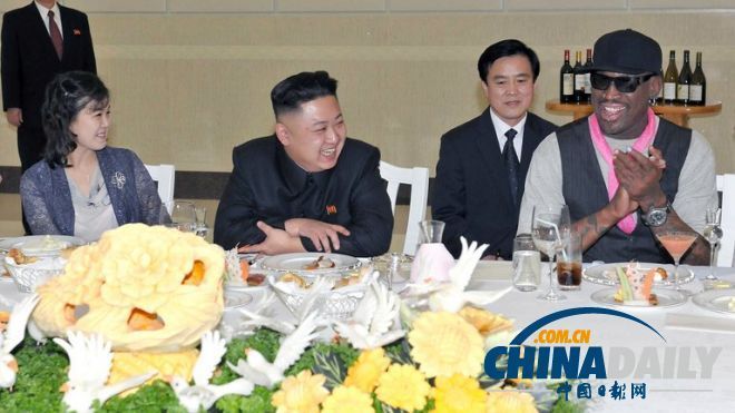 羅德曼爆料:金正恩女兒叫“珠愛”