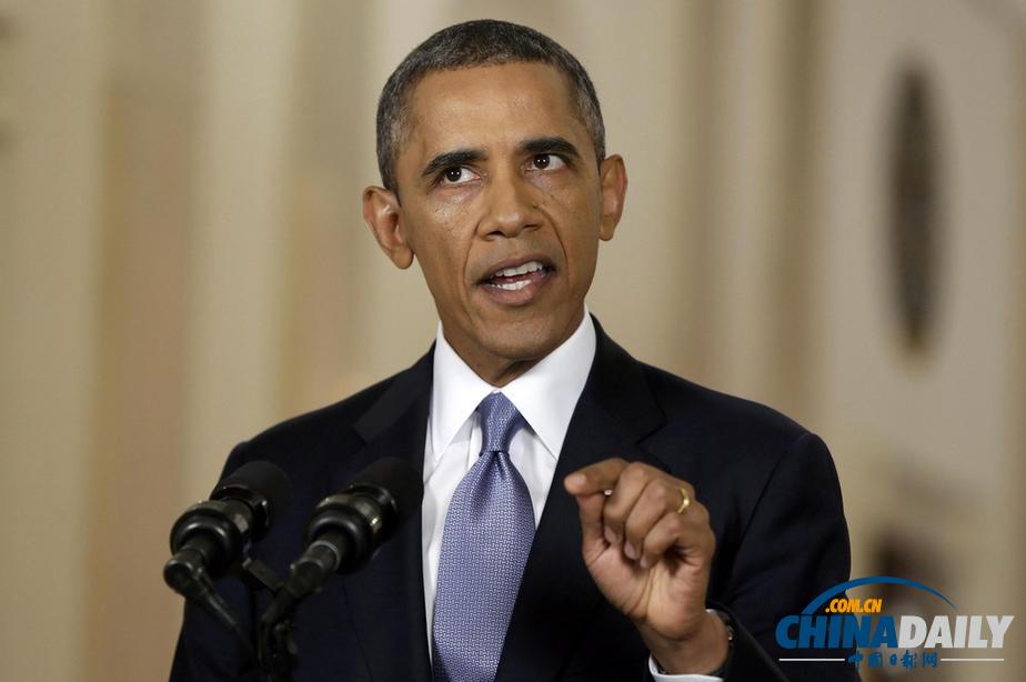 奧巴馬發表電視講話 稱已要求國會推遲對敘動武表決（組圖）