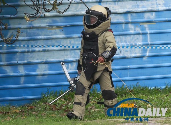 柬埔寨議會大廈外發(fā)現(xiàn)自制炸彈 當(dāng)局引爆處理