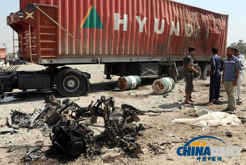 伊拉克首都附近多起炸彈襲擊致死傷逾百（組圖）