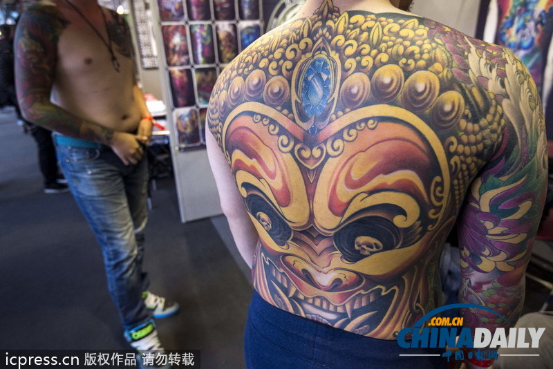 英國舉辦國際紋身大會 另類藝術令人瞠目