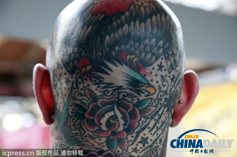 英國舉辦國際紋身大會 另類藝術(shù)令人瞠目