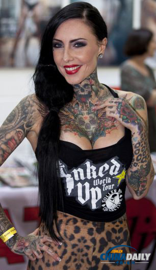 倫敦紋身大會:美麗奇異的身體世界