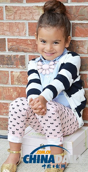 巴西“時尚兒童”走紅網絡 各路小明星吸引百萬追隨者