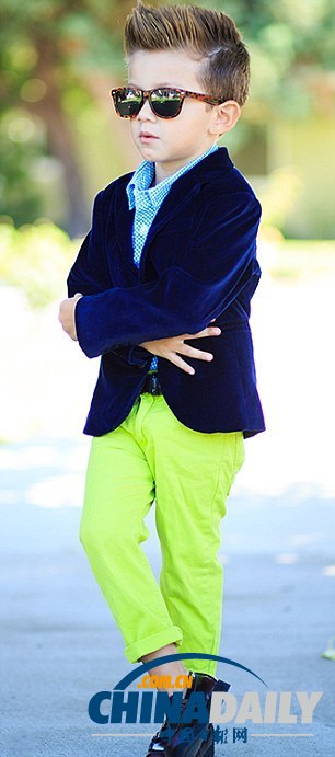 巴西“時(shí)尚兒童”走紅網(wǎng)絡(luò) 各路小明星吸引百萬追隨者