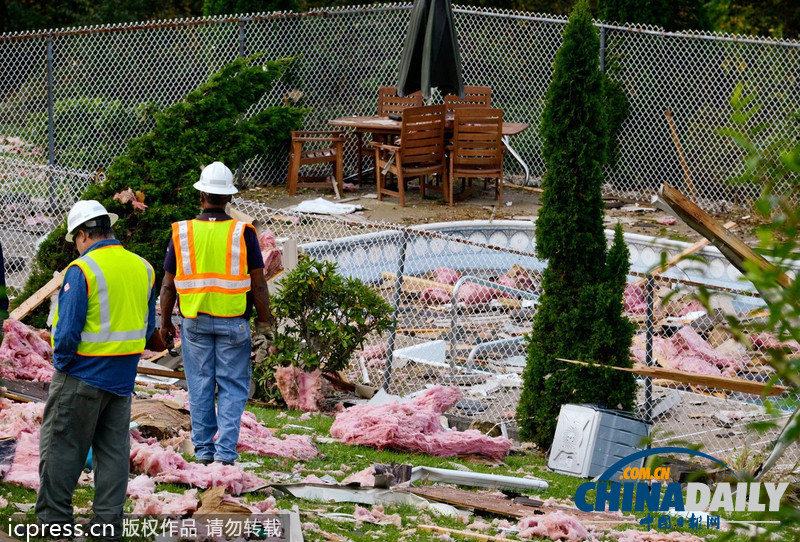 美國(guó)西弗吉尼亞一民居爆炸 致1人死亡（組圖）