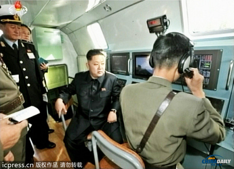 金正恩參觀(guān)朝鮮最新戰(zhàn)艦 指導(dǎo)機(jī)動(dòng)演習(xí)