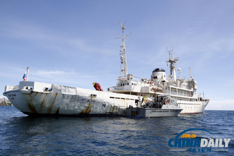 美國(guó)證實(shí)被委內(nèi)瑞拉扣留船只上有5名美公民（圖）