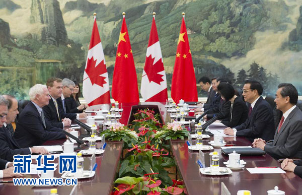 李克強會見加拿大總督約翰斯頓時強調 為深化中加互利合作創造良好條件