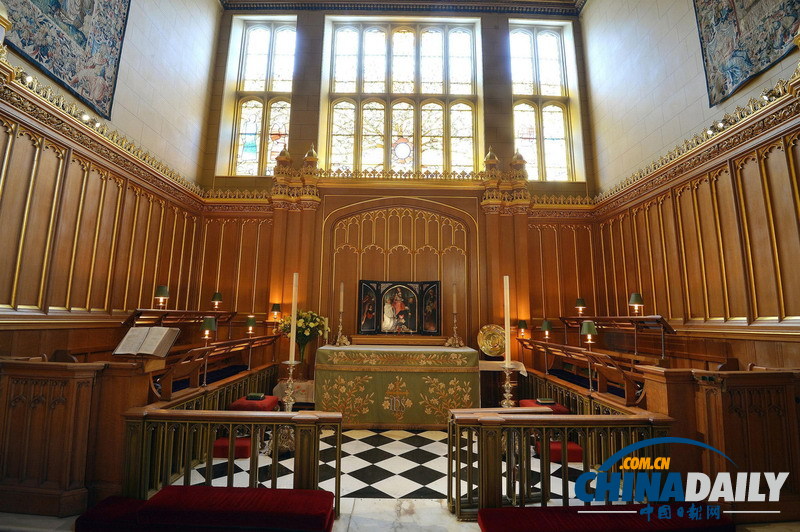 英國小王子喬治洗禮地點內(nèi)部圖片曝光