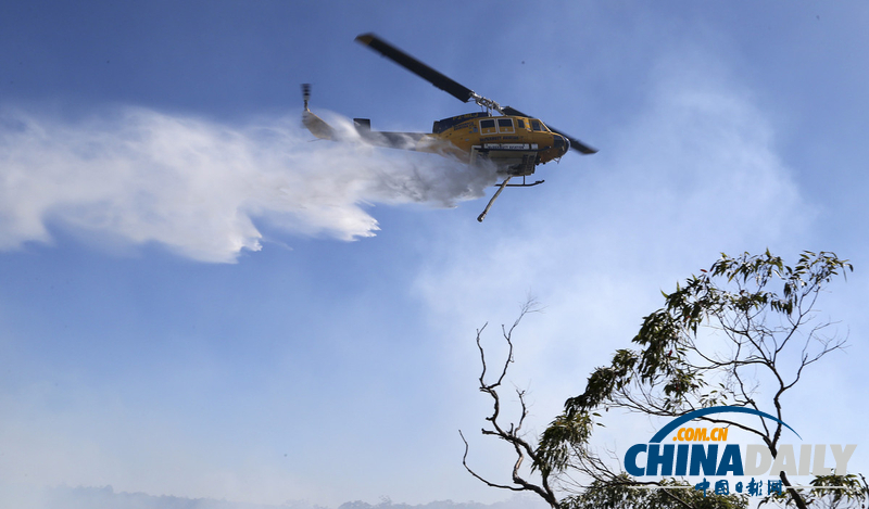 澳大利亞山火持續(xù)肆虐 滅火飛機墜毀飛行員生死未卜