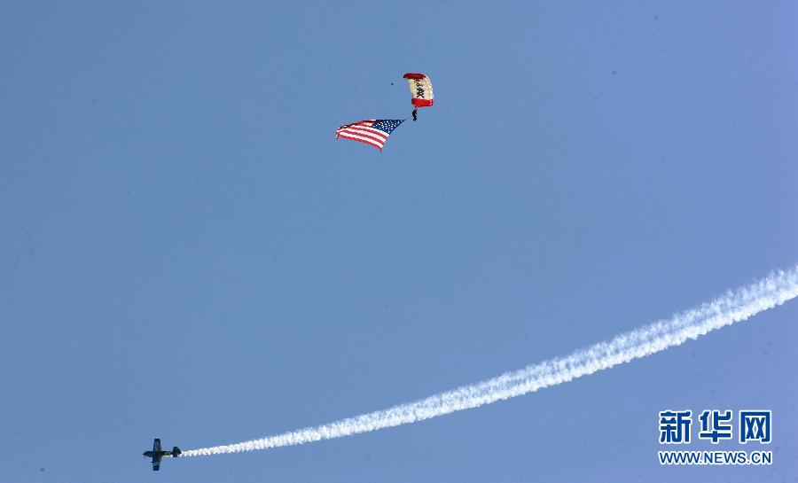 休斯敦航空展開展 美國空軍“雷鳥”缺席