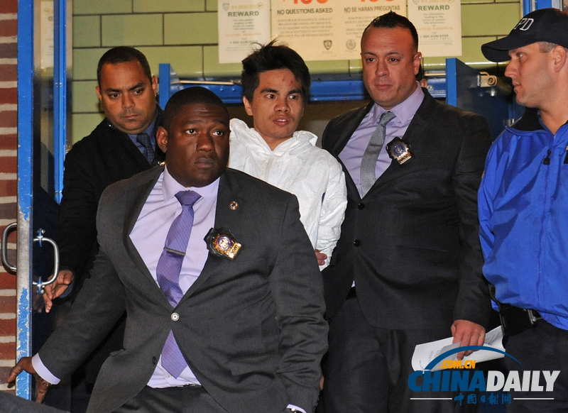 美國紐約一住所中5人被刺死 華裔嫌犯被警方逮捕