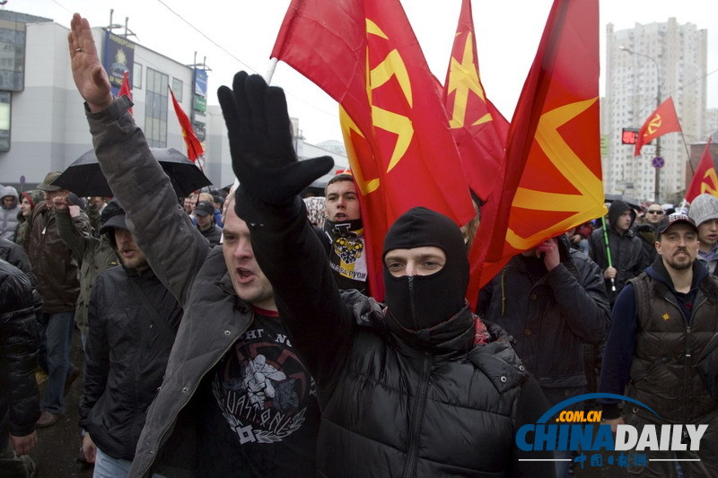  俄羅斯民族主義者大游行 呼吁排外和限制移民