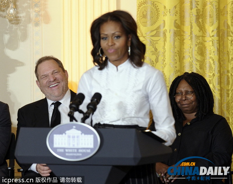 米歇爾宣傳電影事業聽歌起舞 好萊塢明星為其助陣