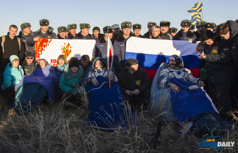 索契冬奧會火炬完成太空之旅 順利返回地球(圖)