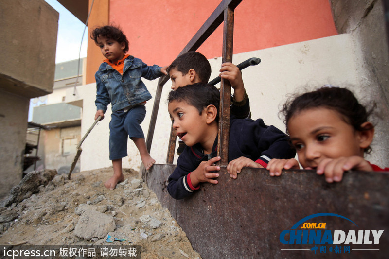 圖片故事：探訪加沙巴勒斯坦難民兒童 槍?xiě)?zhàn)下的童年