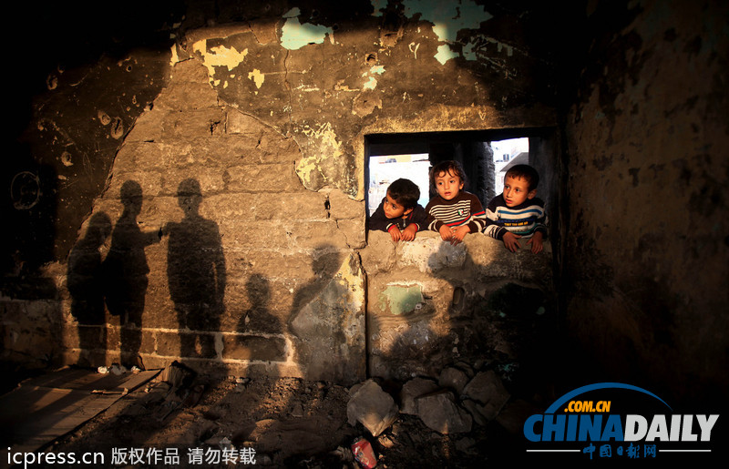 圖片故事：探訪加沙巴勒斯坦難民兒童 槍戰(zhàn)下的童年