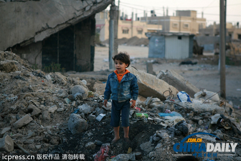 圖片故事：探訪加沙巴勒斯坦難民兒童 槍戰下的童年