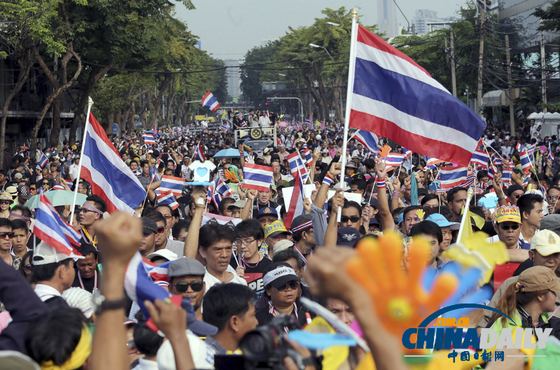泰國民眾持續示威抗議大赦法案（組圖）