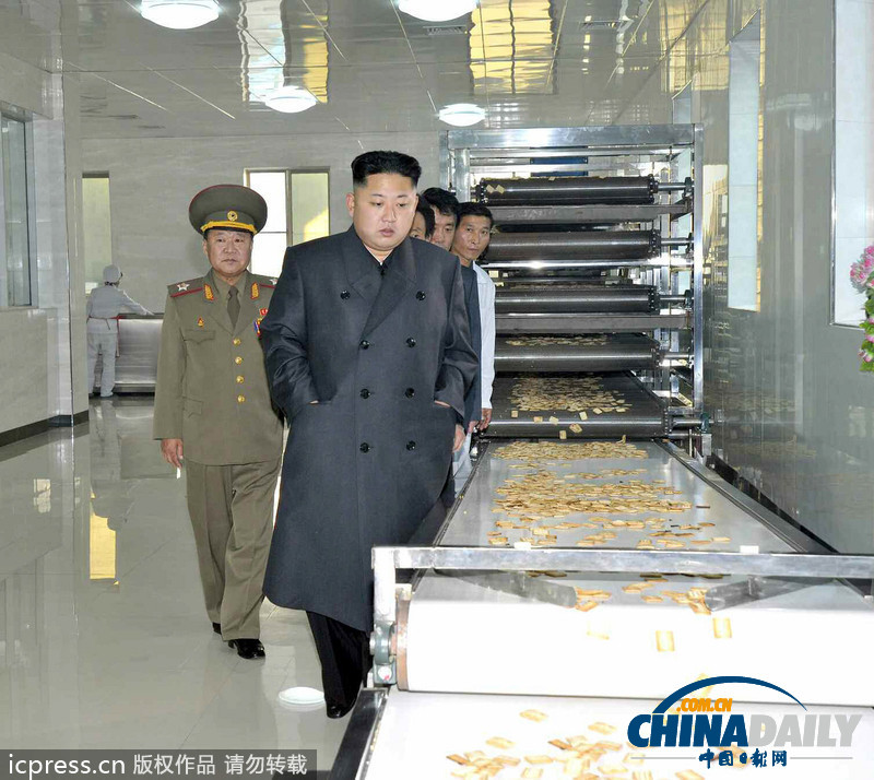 金正恩視察食品加工廠 對日常工作進行現場指導