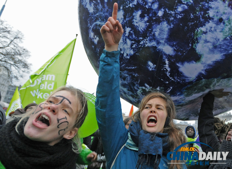 聯合國氣候大會召開 波蘭環保人士抗議全球變暖
