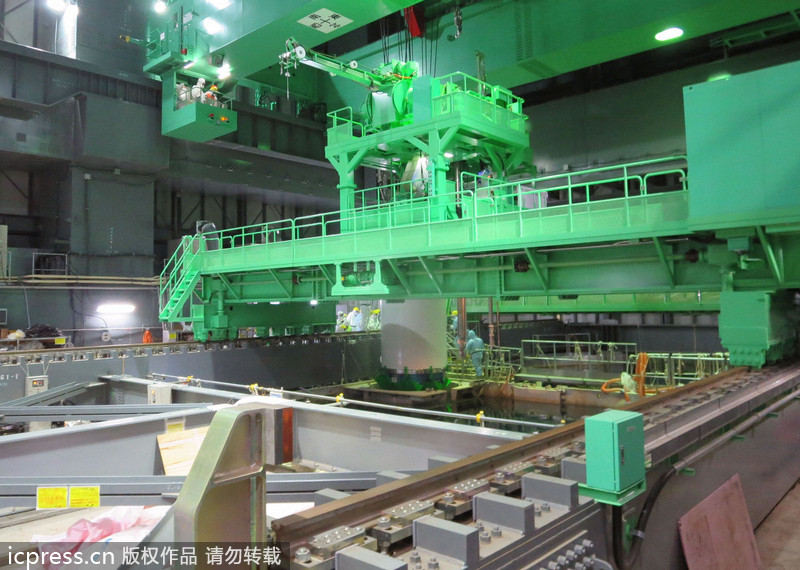 日本福島核電站正式開始廢爐工程 燃料棒陸續(xù)移除
