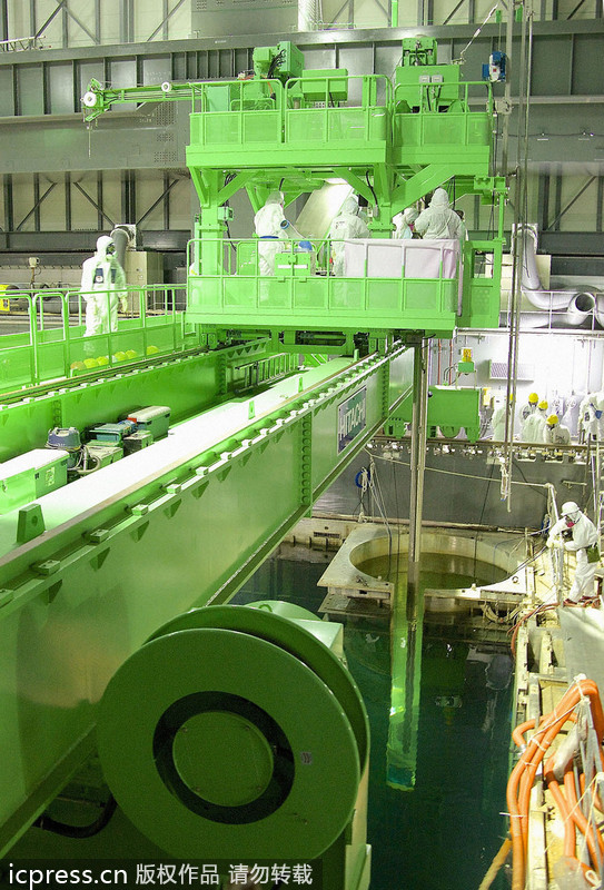 日本福島核電站正式開始廢爐工程 燃料棒陸續(xù)移除