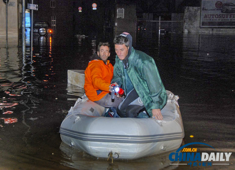 意大利撒丁島爆發洪水 已致9人死亡