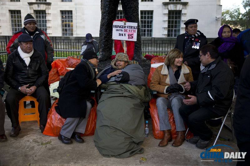退役英軍尼泊爾族士兵絕食15天 要求同等養老金