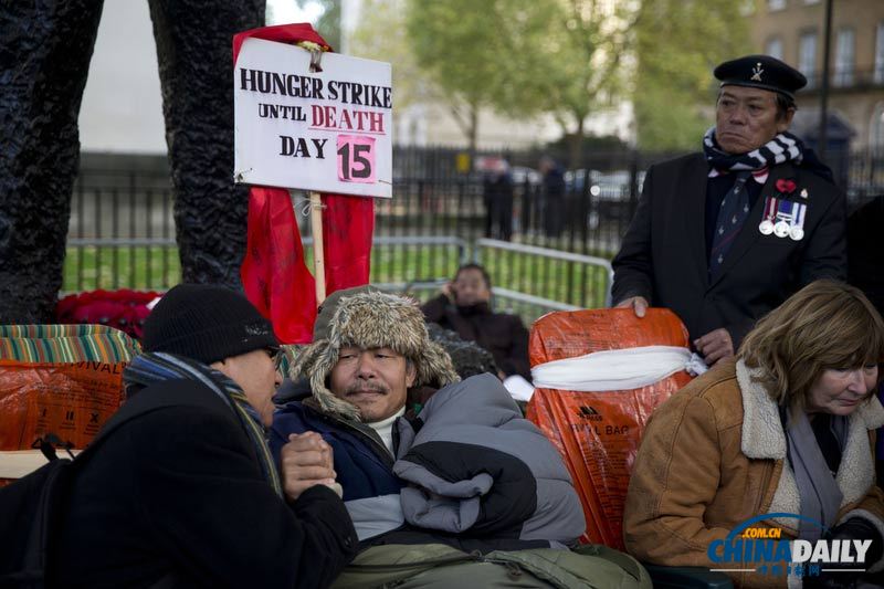 退役英軍尼泊爾族士兵絕食15天 要求同等養(yǎng)老金