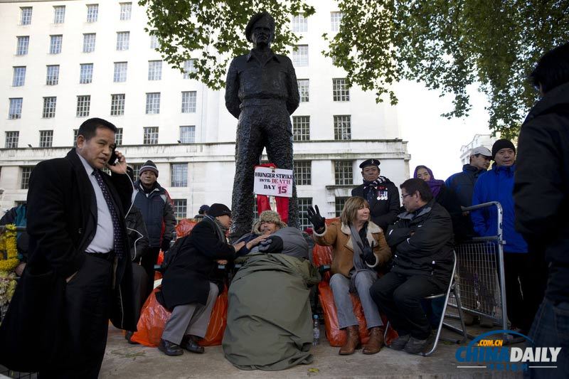 退役英軍尼泊爾族士兵絕食15天 要求同等養老金