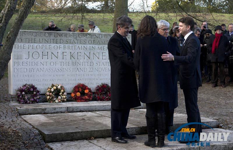 肯尼迪遇刺50周年 孫女為祖父獻花致辭