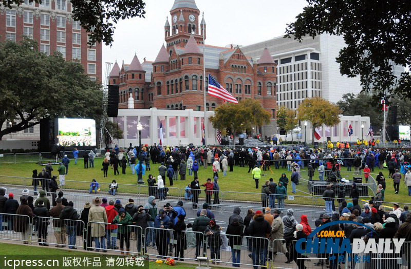 美國達拉斯首度大規模紀念肯尼迪遇刺50周年