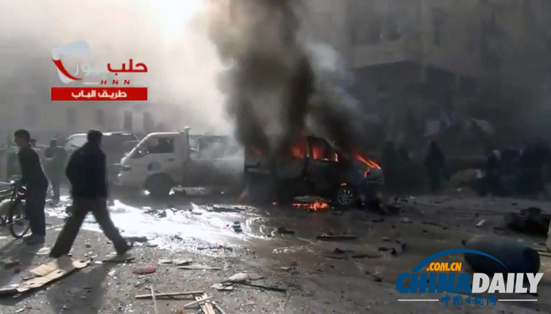 敘利亞反對派占領關鍵油田 政府軍炮轟阿勒頗（組圖）