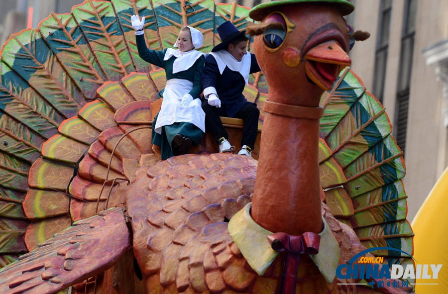 美國舉行感恩節盛大游行