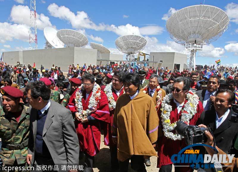 中國將發射玻利維亞衛星 ??偨y將來華親臨現場