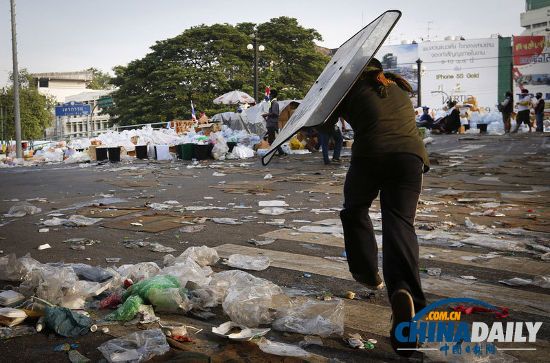 泰國反政府示威持續(xù) 抗議現(xiàn)場面面觀（組圖）